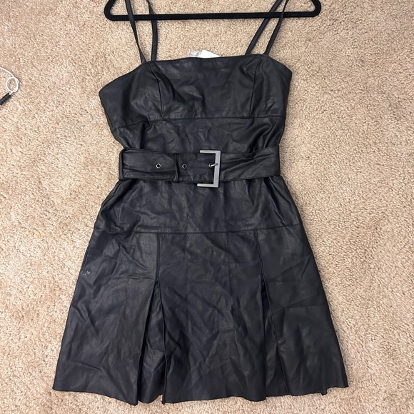 Free People Dresses & Skirts - Free people pleather dress